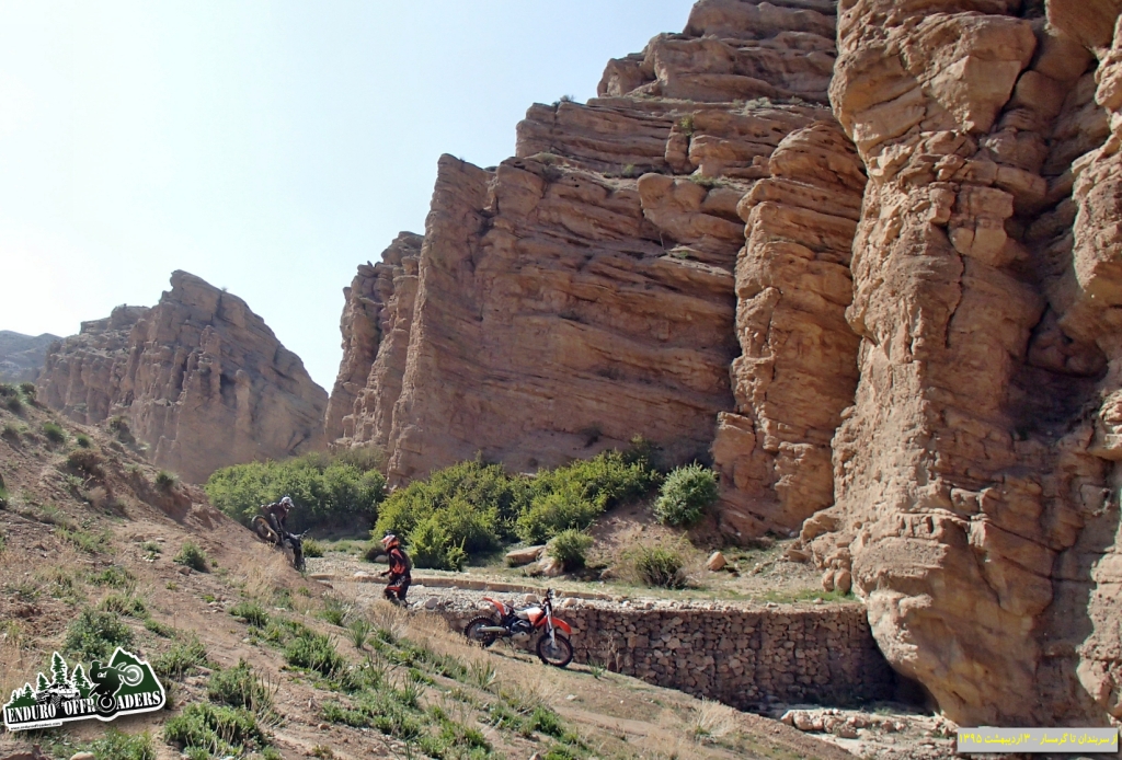مسیر سربندان به گرمسار - بهار 1395 - 2016