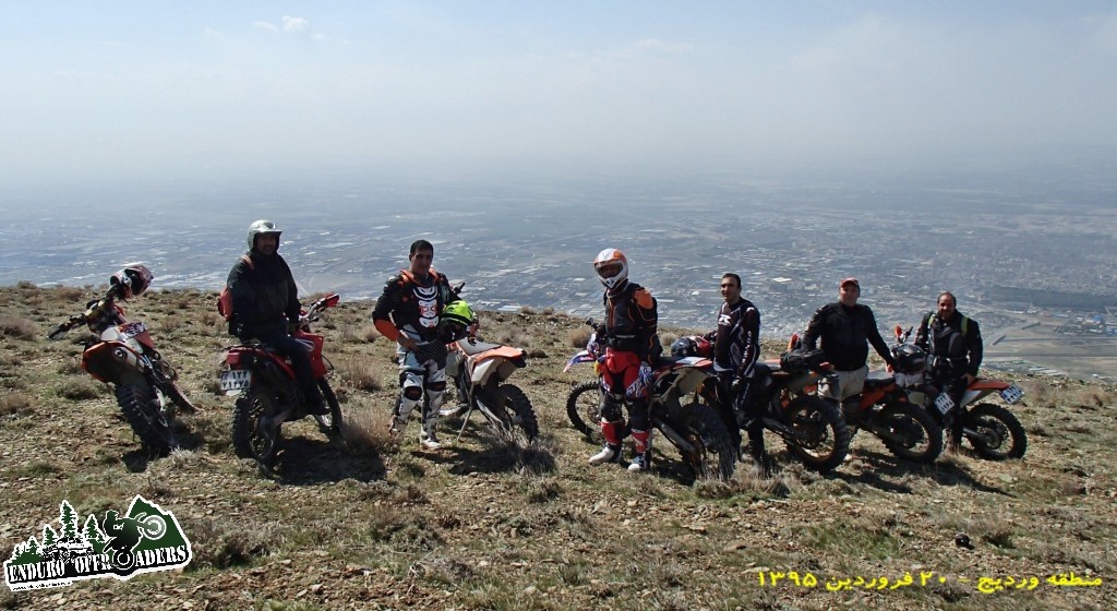 موتورسواری در هوای لذت بخش بهاری در منطقه وردیج
