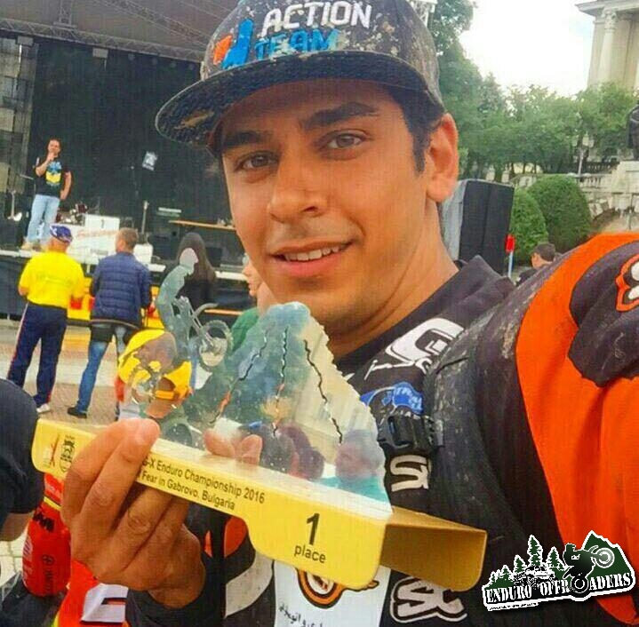 کسب مقام قهرمانی مسابقات اندورو بلغارستان توسط آقای داریوش قربانی