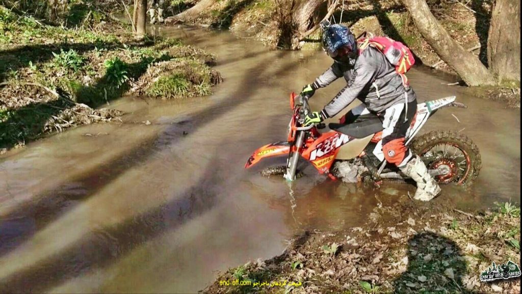 آفرود با موتور در جنگلهای منطقه محمودآباد – زمستان ۱۳۹۵