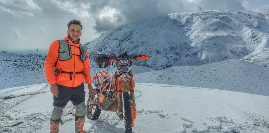 برف در ارتفاعات وردیج، شمال غربی تهران