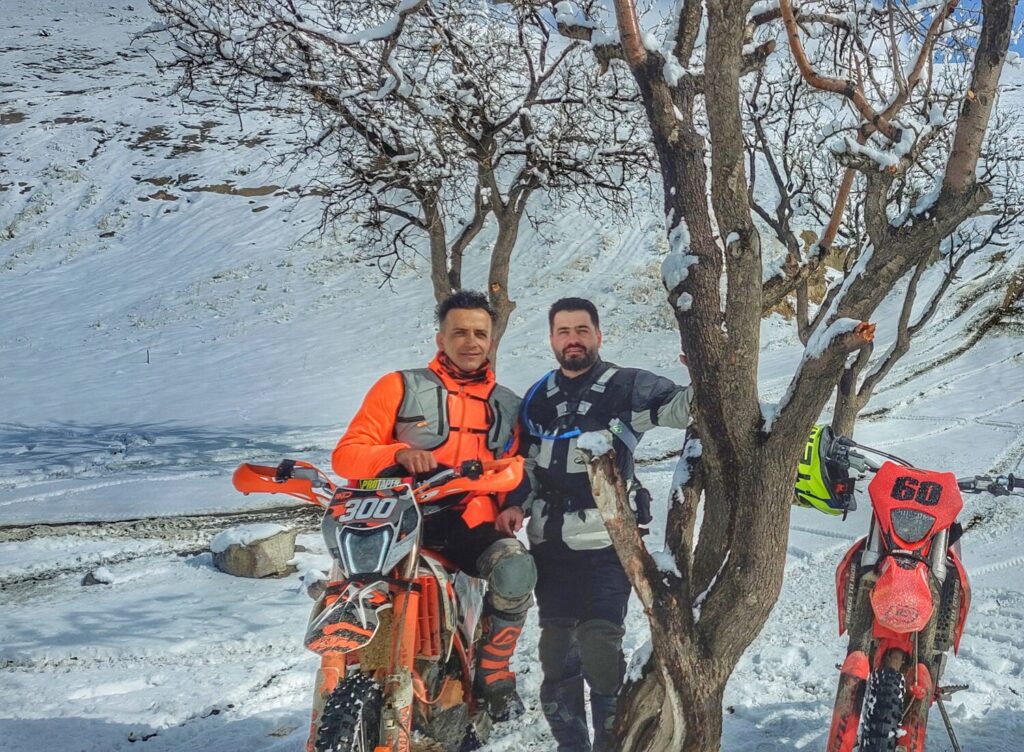 برف در ارتفاعات وردیج، شمال غربی تهران