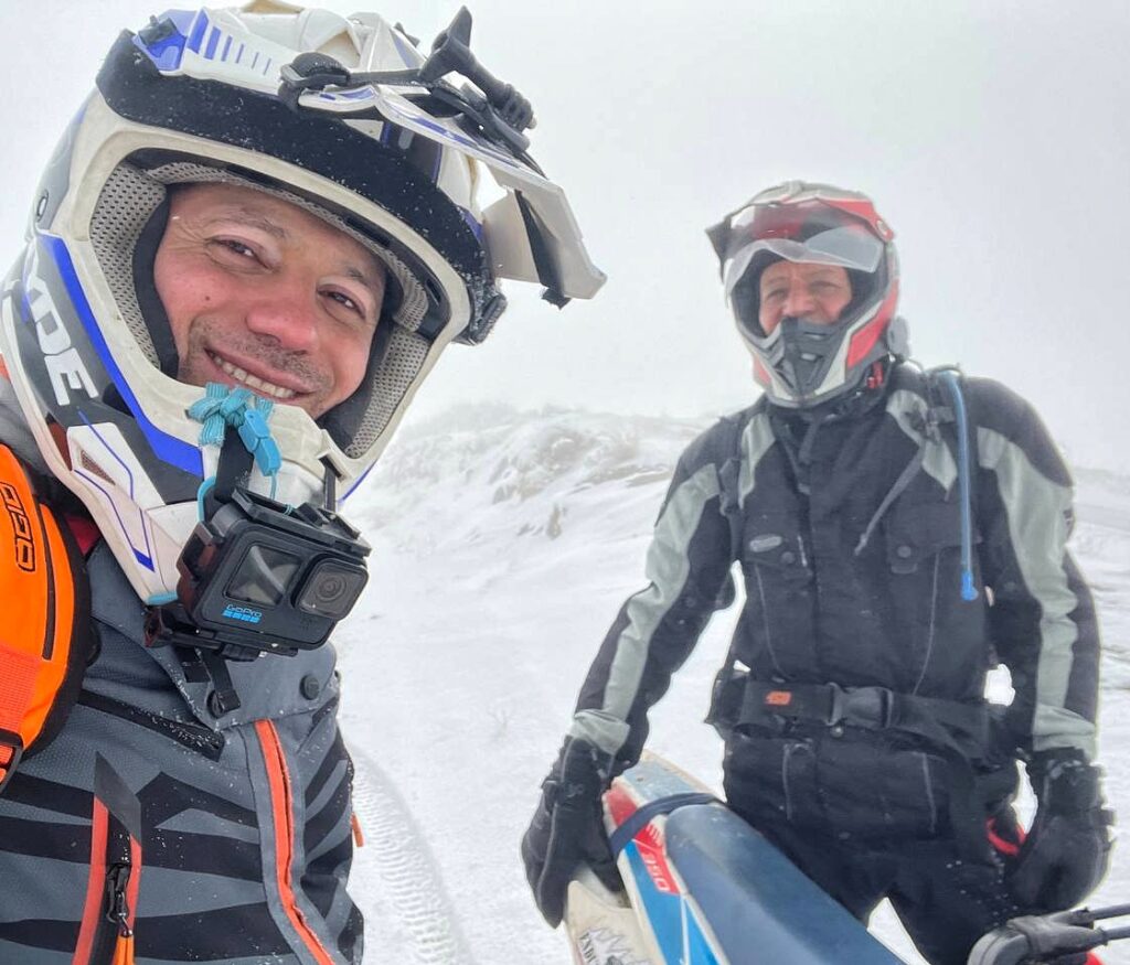 برف در ارتفاعات وردیج، شمال غربی تهران